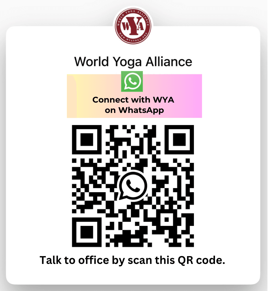 Contact World Yoga Alliance on WhatsApp